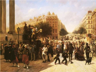 Place de la Madeleine, Paris, 1857
